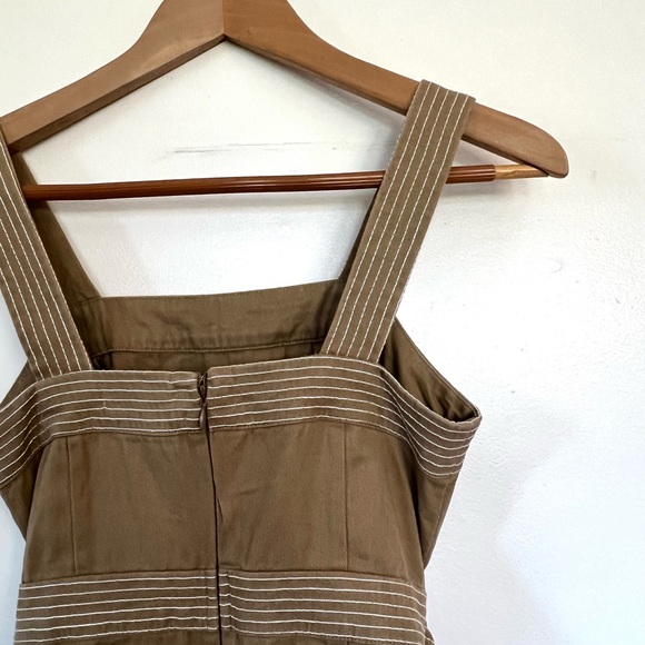 Urban Outfitters Trapunto Stitch Twill Mini Dress Sz 4 - Picture 13 of 16
